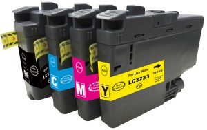 Tinteiro compatível Brother ARLC3233C ciano, 1.500 páginas